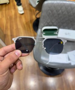 Ray-ban 04 Ferrari Edition White Black Sunglasses