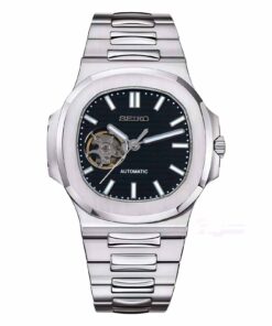 Seiko Automatic Open Heart Mod Watch – Integrated Steel Luxury Edition (Multiple Dial Options)