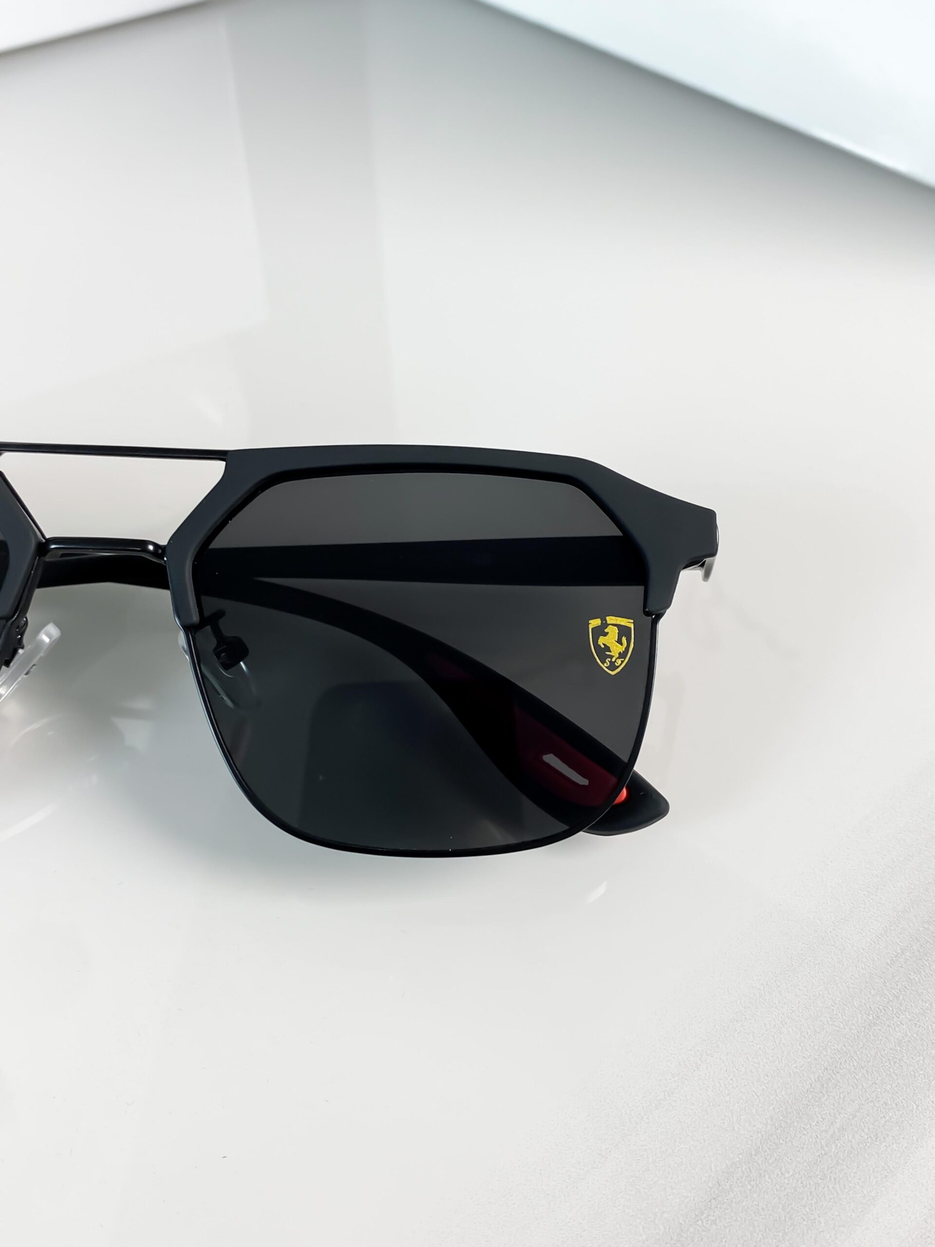 Ray-Ban Ferrari Edition Black Metal Sunglasses – Premium UV Protection Luxury Sunglasses - Image 7