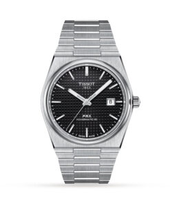 Tissot PRX Powermatic 80 – Black Dial Stainless Steel Watch