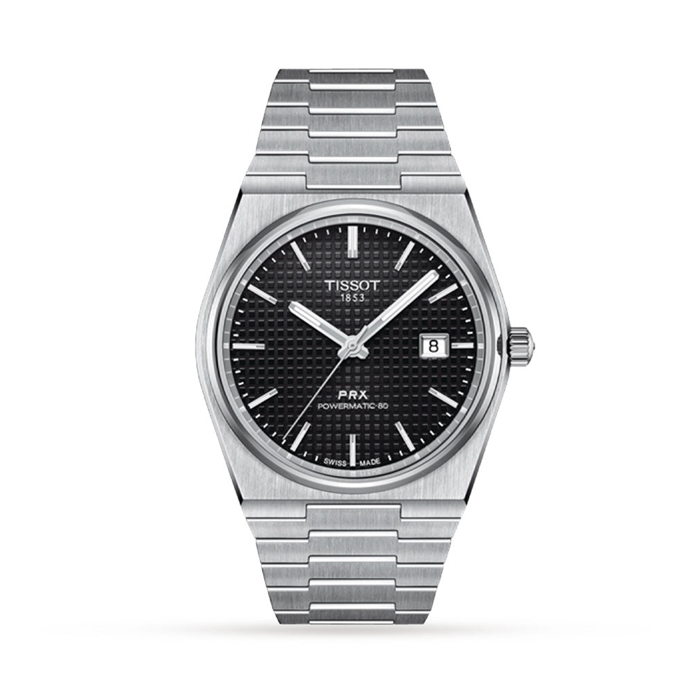 Tissot PRX Powermatic 80 – Black Dial Stainless Steel Watch