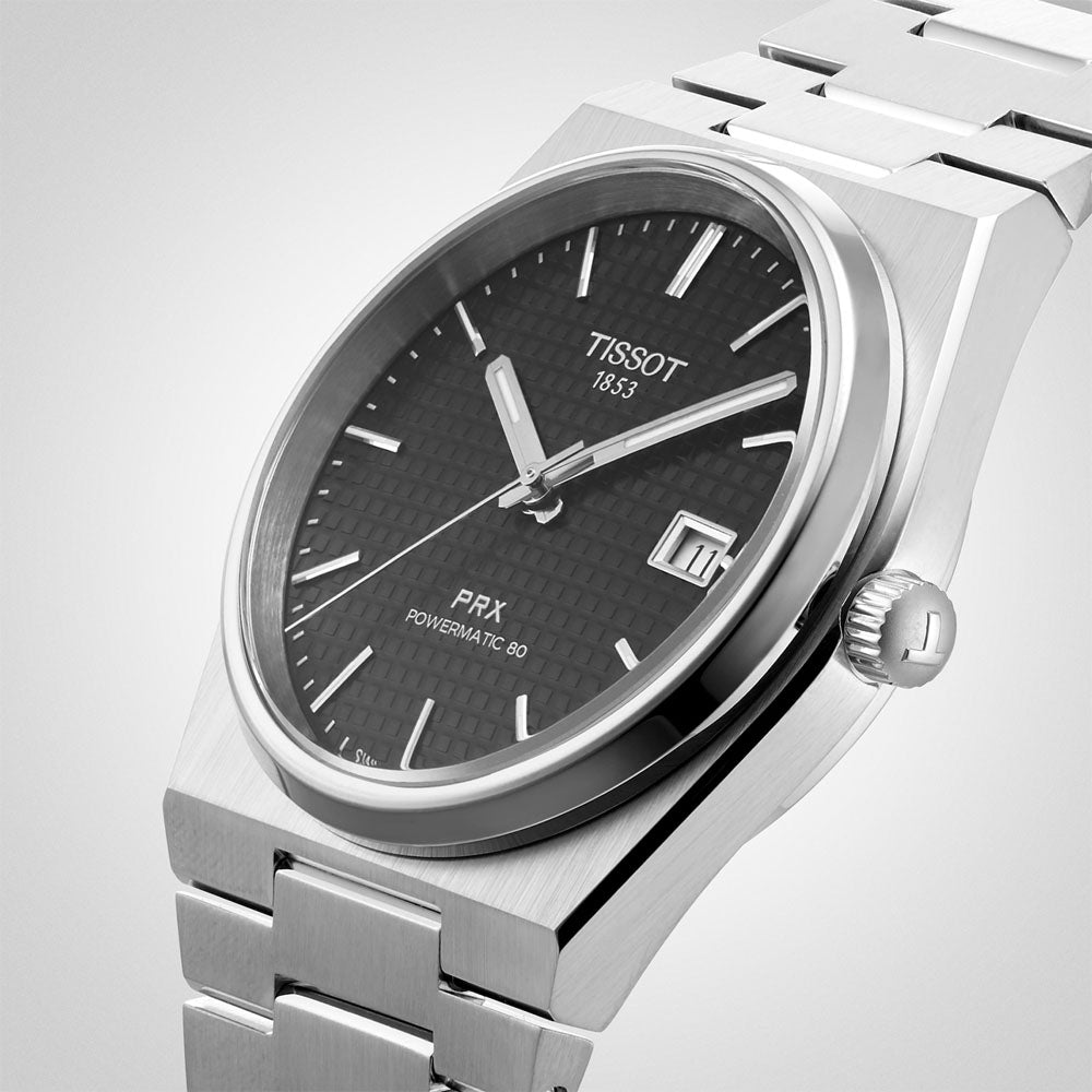 Tissot PRX Powermatic 80 – Black Dial Stainless Steel Watch - Image 5
