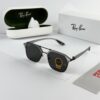 Ray-Ban Scuderia Ferrari Collection RB04 Grey Black Square Sunglasses – Gunmetal Frame / Black Lenses