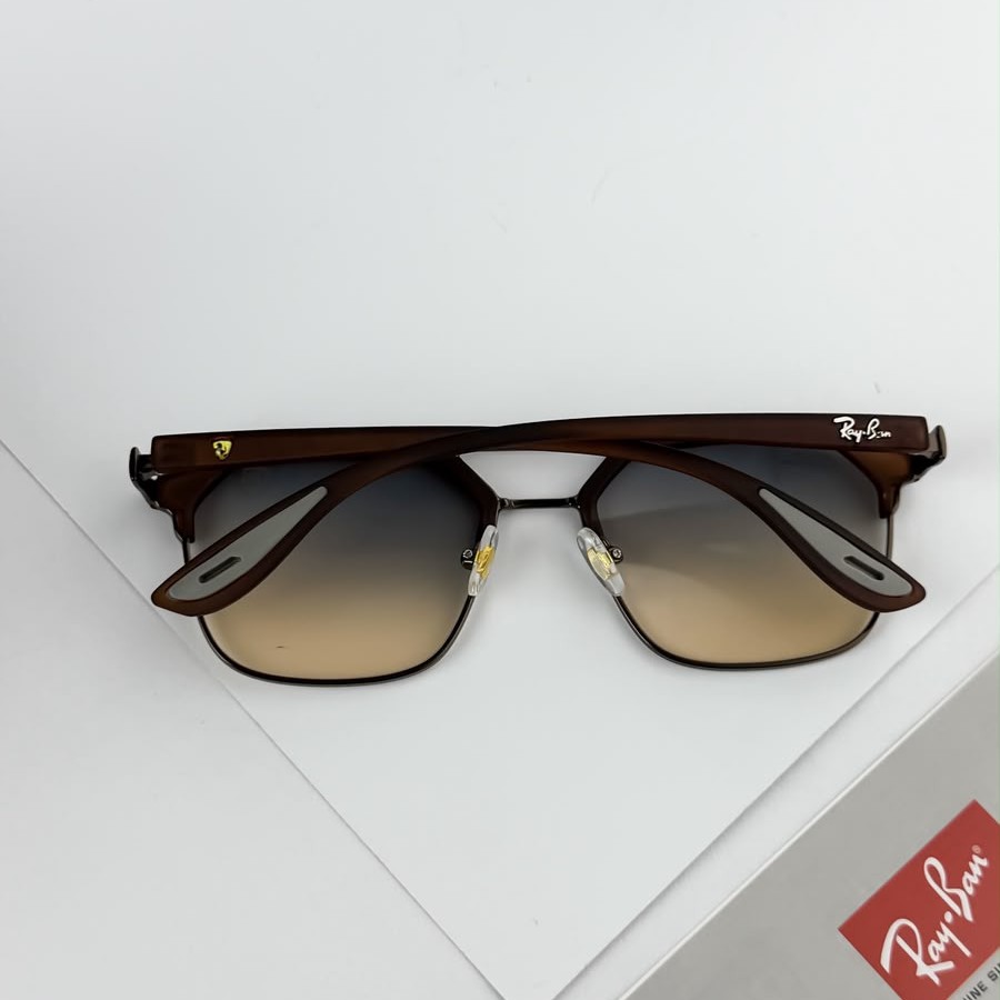 Ray-Ban Brown Sea Green 04 Sunglasses - Image 4