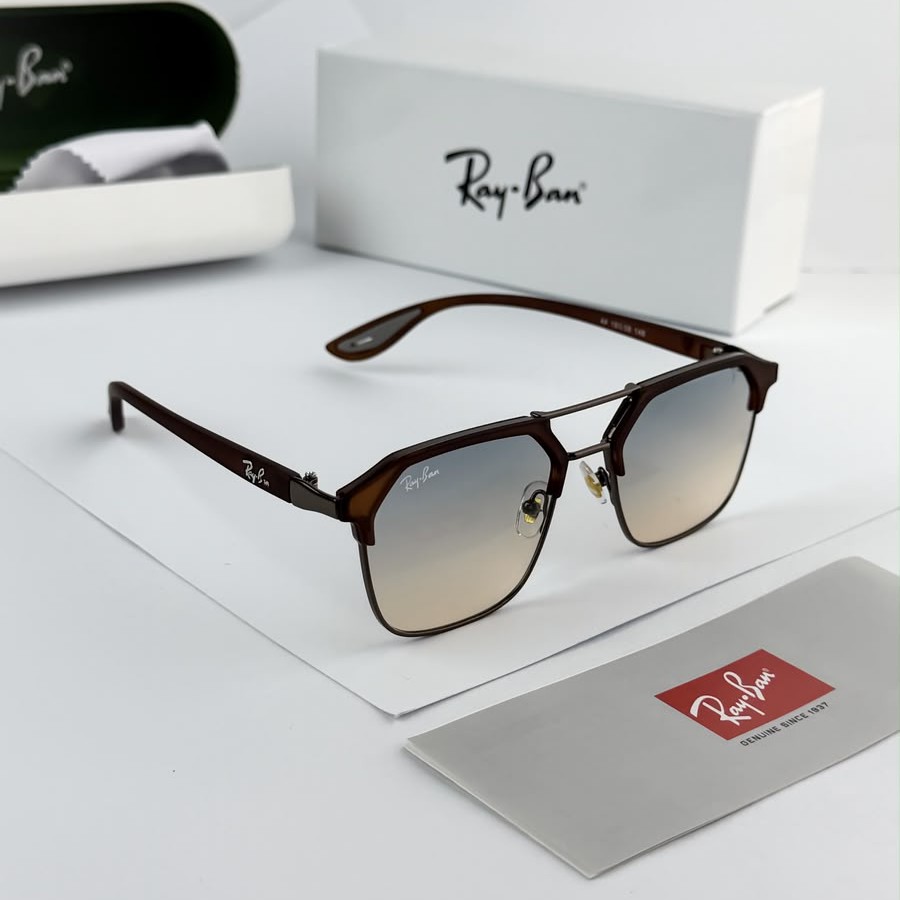 Ray-Ban Brown Sea Green 04 Sunglasses - Image 2