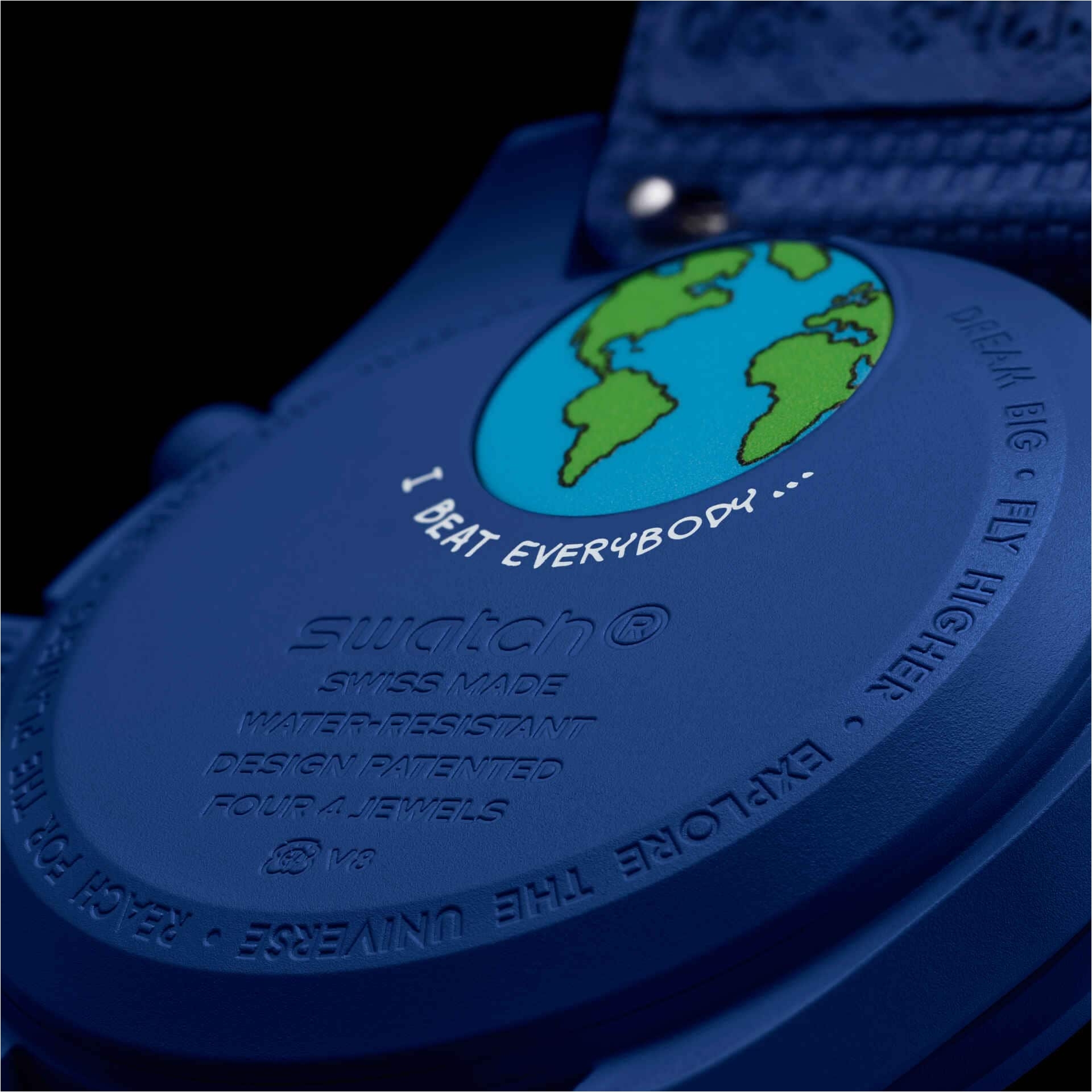 Omega x Swatch Speedmaster MoonSwatch Mission to the Earth phase โ Moon Shine Gold (Blue Snoopy Edition) - Image 7