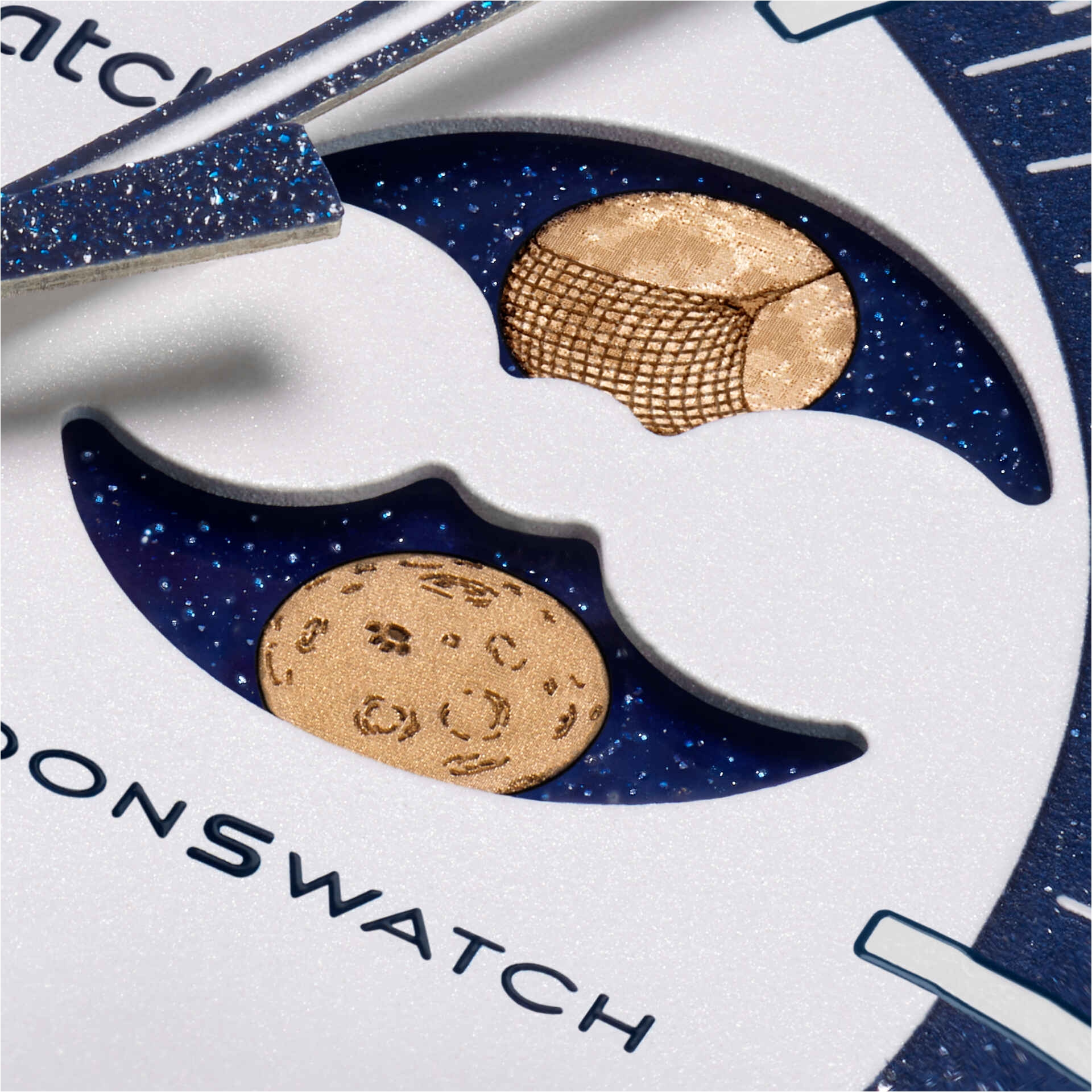 Omega x Swatch Speedmaster MoonSwatch Mission to the Earth phase โ Moon Shine Gold (Blue Snoopy Edition) - Image 8