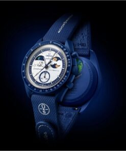 Omega x Swatch Speedmaster MoonSwatch Mission to the Earth phase – Moon Shine Gold (Blue Snoopy Edition)