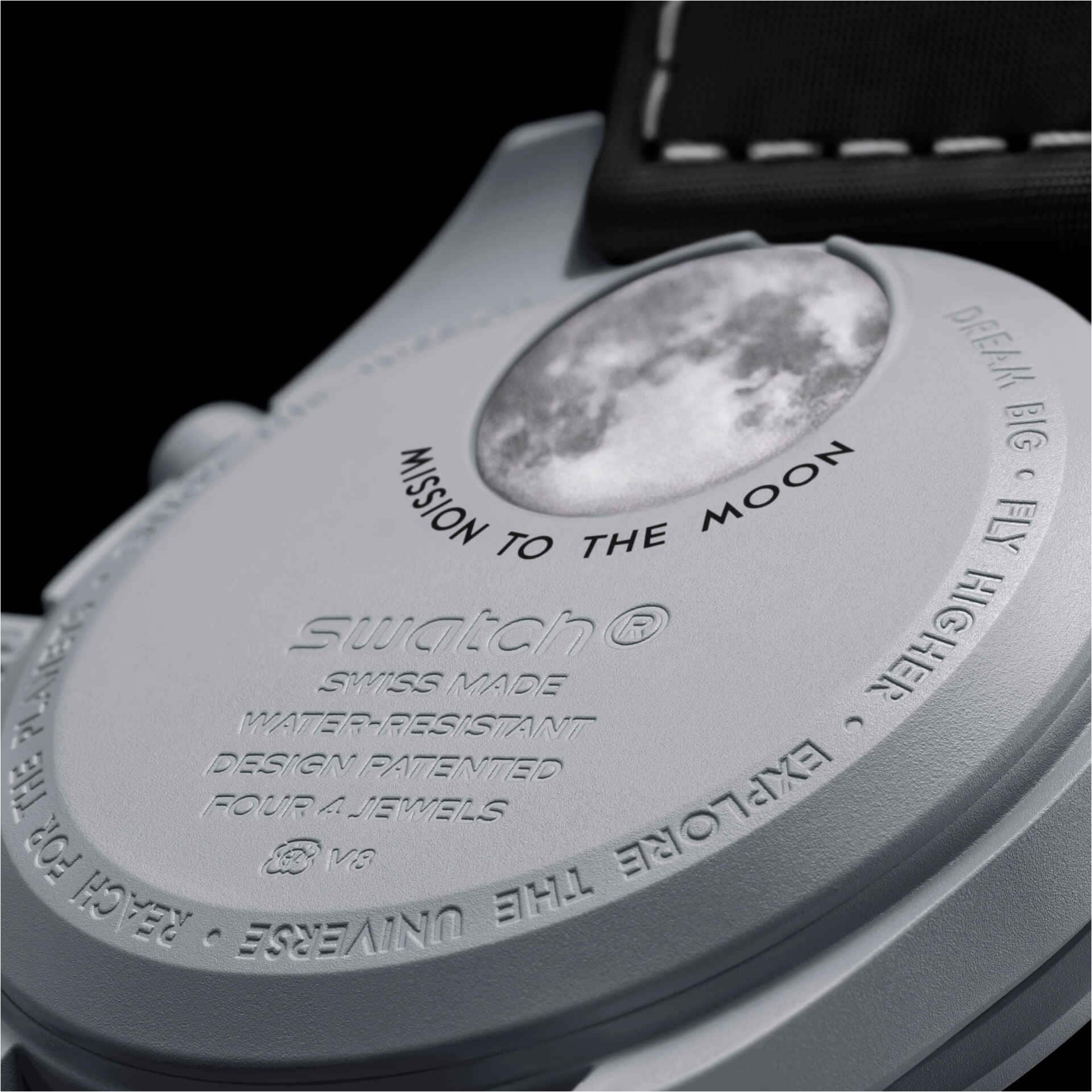 Omega x Swatch Speedmaster MoonSwatch Mission to the Earth phase โ New Moon Snoopy Edition - Image 11