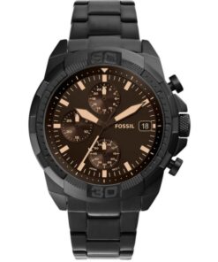 FOSSIL Bronson Chronograph Black Brown Dial Men's Watch – FS5851