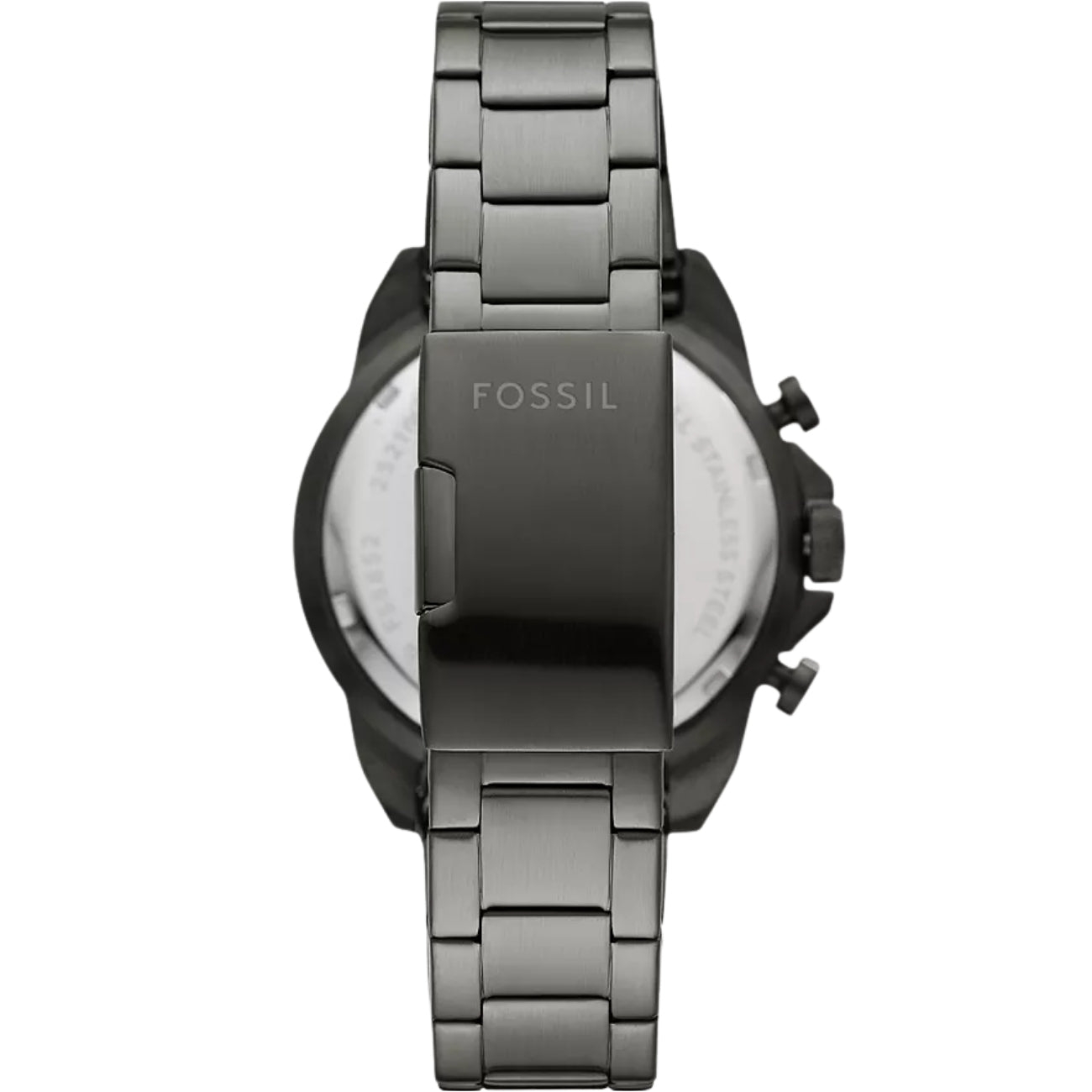 FOSSIL Bronson Chronograph Black Stainless Steel Men's Watch – FS5852 - Image 4